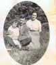 Alison Walker Nimmo Nimmo with father Andrew Harvey and mother Isabella Williamson 1921