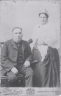 Photo about 1880 Isabella Brown & John Walker